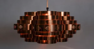 copper mini pendant light